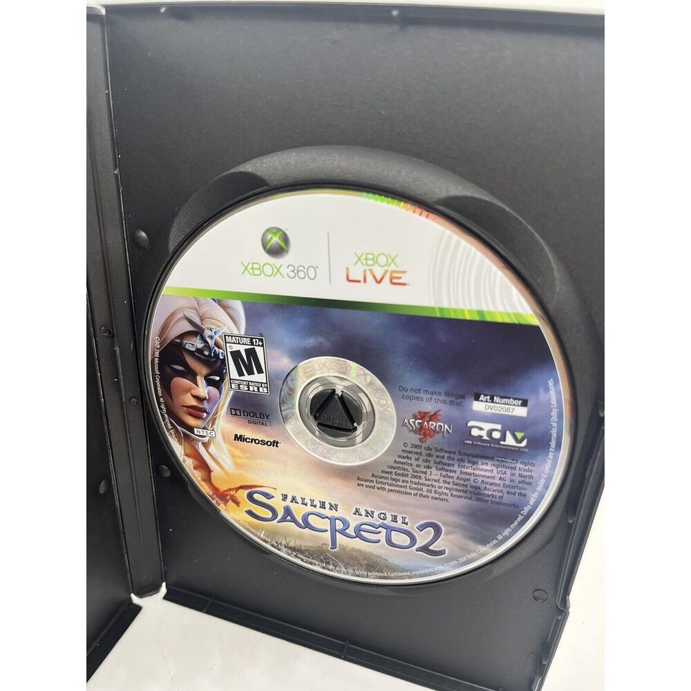 Fallen Angel Sacred 2 (Microsoft Xbox 360 2009) - Tested
